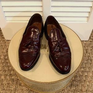 Allen Edmonds Berwick Burgundy Dress Loafers 7 1/2 D